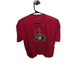 Men's Red Ottawa Senators Craig Anderson Player T-shirt